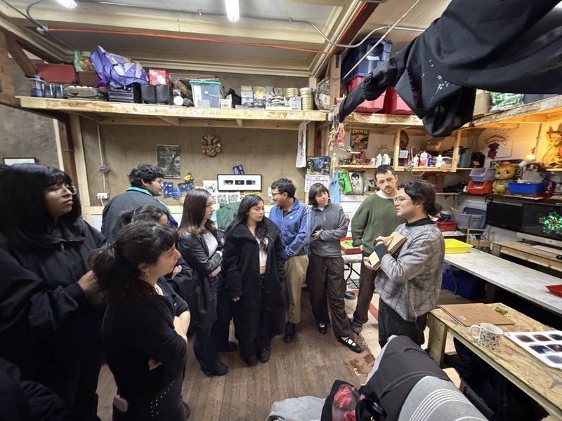 Estudiantes al comienzo del taller