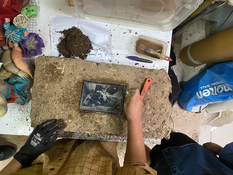 Collodion Journal — adobe brick process 1