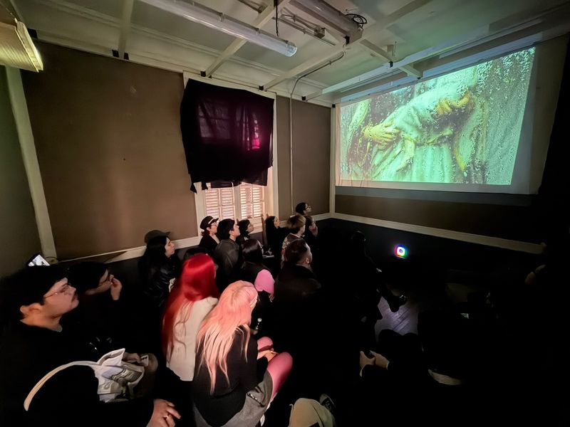 Screening of short films by Pablo Martín Weber at Casa Fósfora