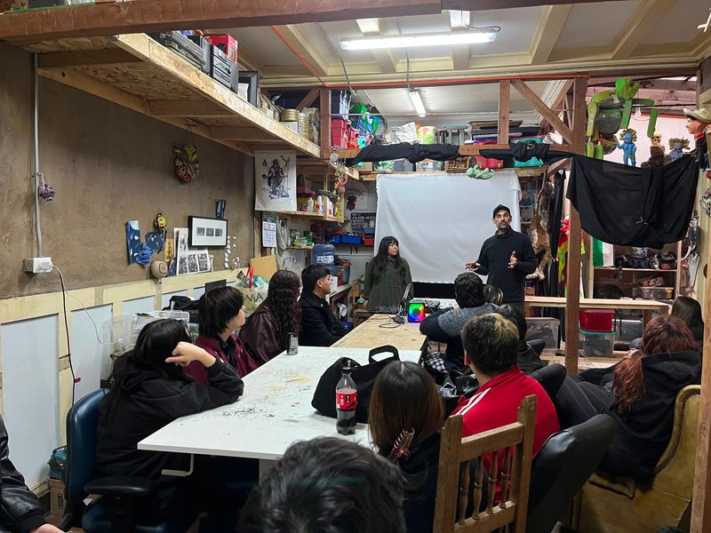Presentación del taller en Casa Fósfora