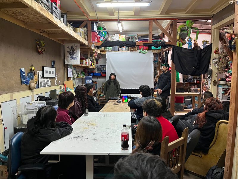 Presentación del taller en Casa Fósfora